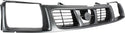 1998-2000 Nissan Frontier Grille, Painted-gray