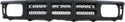 1990-1993 Mazda Pickup Grille, Painted-Black, 4wd