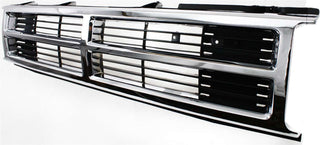 1987-1989 Toyota 4runner Grille, Center,Chrome Shell/Black Insert