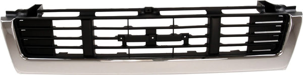 1989-1991 Toyota Pickup Grille, Chrome Shell/Black