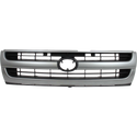 1997-2000 Toyota Tacoma Grille, Silver Shell/Black