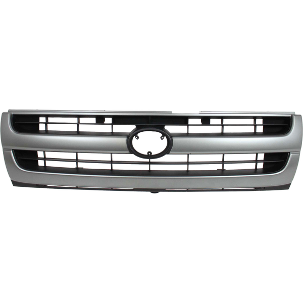 1997-2000 Toyota Tacoma Grille, Silver Shell/Black