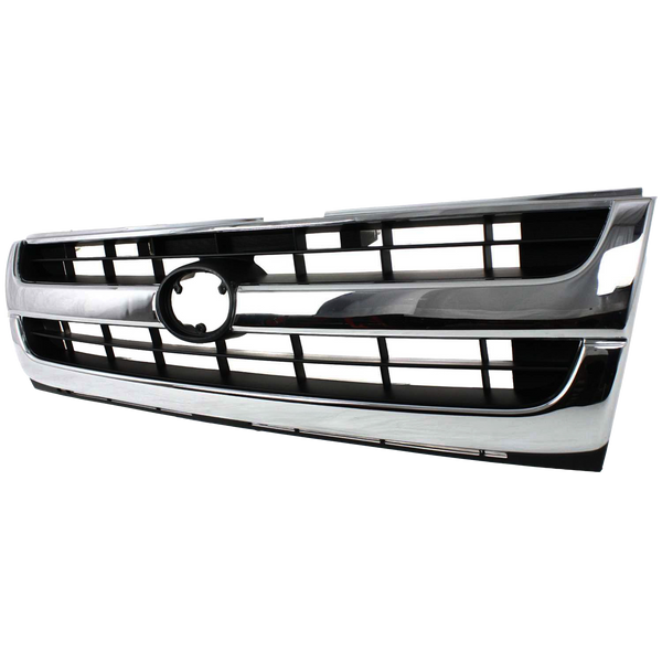 1997-2000 Toyota Tacoma Grille, Chrome Shell/Black