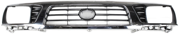 1995-1997 Toyota Tacoma Grille, Chrome Shell/Black