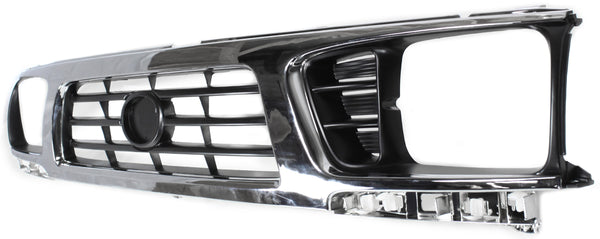 1995-1997 Toyota Tacoma Grille, Chrome Shell/Black