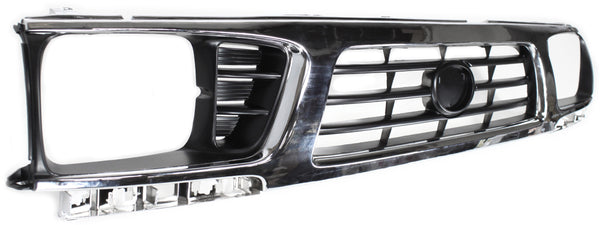 1995-1997 Toyota Tacoma Grille, Chrome Shell/Black