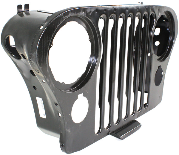 1972-1986 Jeep CJ 7 Grille, Insert, Steel, Black