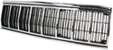 1991-1996 Jeep Cherokee Grille, Chrome Shell/Black Insert