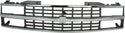 1988-1993 GMC Pickup Grille, Chrome Shell/argent