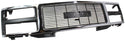 1988-1993 GMC K3500 Pickup Grille, Chrome Shell/Black Insert