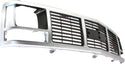 1988-1993 GMC C1500 Pickup Grille, Silver