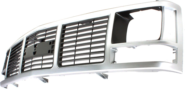 1988-1993 GMC C1500 Pickup Grille, Silver