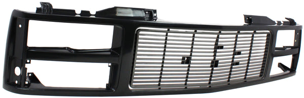 1988-1993 GMC C1500 Pickup Grille, Black for the years 1988, 1989, 1990, 1991, 1992, 1993