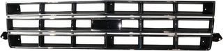 1982-1990 Chevy S10 Pickup Grille, Chrome Shell/Black