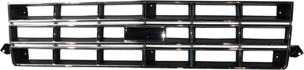 1982-1990 Chevy S10 Pickup Grille, Chrome Shell/Black