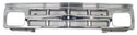 1991-1993 Chevy S10 Pickup Grille, Painted-Silver