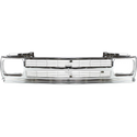 1991-1993 Chevy S10 Pickup Grille, Chrome