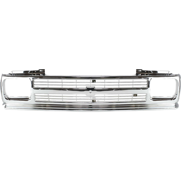 1991-1993 Chevy S10 Pickup Grille, Chrome