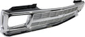 1991-1993 Chevy S-10 Pickup Grille, Chrome Shell/Gray