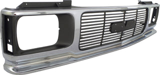 1991-1993 GMC Sonoma Grille, Chrome Shell/gray Insert