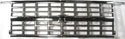 1989-1991 Chevy Blazer Grille, Chrome Shell/argent