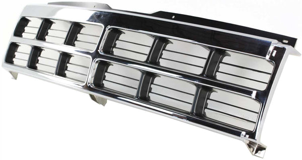 1991-1996 Dodge Dakota Grille, Chrome Shell/Black