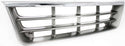 1992-1996 Ford Econoline Van Grille, Chrome Shell/gray