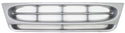 1997-2002 Ford Econoline Van Grille, Plastic, Silver