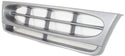 1997-2002 Ford Econoline Van Grille, Plastic, Silver