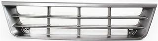 1992-1996 Ford Econoline Van Grille, Plastic, Silver