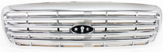 1998-2011 Ford Crown Victoria Grille, Plastic, Chrome