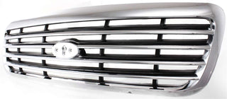 1998-2011 Ford Crown Victoria Grille,Chrome Shell/gray