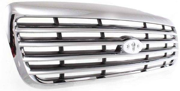 1998-2011 Ford Crown Victoria Grille,Chrome Shell/gray