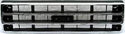 1989-1991 Ford F-series Grille, Chrome Shell/Dark Argent Insert