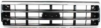 1989-1991 Ford F-series Grille, Chrome Shell/Dark Argent Insert