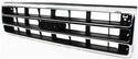 1989-1991 Ford F-series Grille, Chrome Shell/Dark Argent Insert