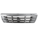 1992-1997 Ford F-series Grille, Chrome Shell/gray