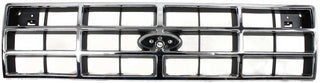 1989-1992 Ford Ranger Grille, Chrome Shell/Silver