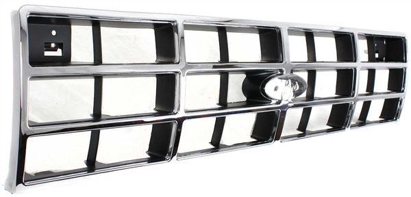 1989-1992 Ford Ranger Grille, Chrome Shell/Silver