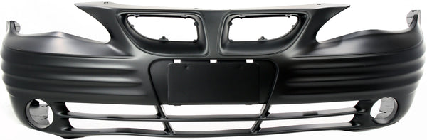 1999-2002 Pontiac Grand Am Front Bumper Cover, Primed, SE Model for the years: 1999, 2000, 2001, 2002