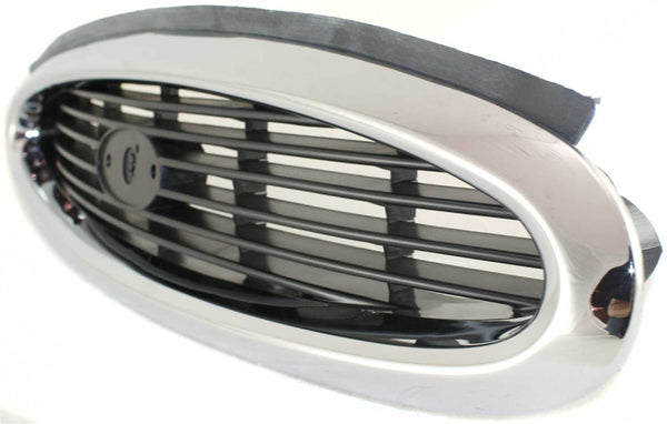 1998-2000 Ford Contour Grille, Chrome Shell/Black