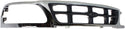 1997-1998 Ford F-150 Grille, Cross Bar, Chrome Shell/gray Insert