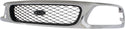 1997-1998 Ford F-150 Grille, Mesh, Chrome Shell/Silver