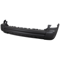 2005-2007 Jeep Liberty Front Bumper Cover, Textured, W/O Tow Hook Hole