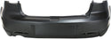 2007-2009 Mazda 3 Rear Bumper Cover, Primed, Sedan for the years: 2007, 2008, 2009