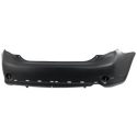 2009-2010  Toyota Corolla Rear Bumper Cover, Primed, W/ Spoiler Hole