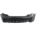 2009-2010  Toyota Corolla Rear Bumper Cover, Primed, W/ Spoiler Hole