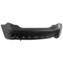 2009-2010  Toyota Corolla Rear Bumper Cover, Primed, W/ Spoiler Hole