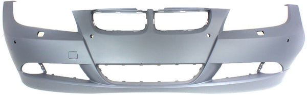 2006-2008 BMW 3-series Front Bumper Cover, Primed W/Headlamp Washer for the years: 2006, 2007, 2008