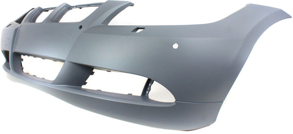 2006-2008 BMW 3-series Front Bumper Cover, Primed W/Headlamp Washer for the years: 2006, 2007, 2008